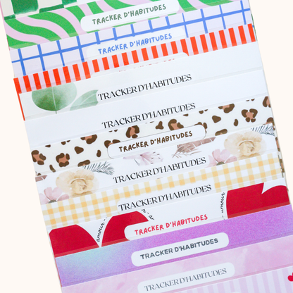 Tracker d’habitudes printable | Pack PDF imprimable | 15 designs
