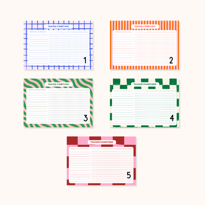 Pack 5 Trackers d’Habitudes Dopamine PDF Imprimable