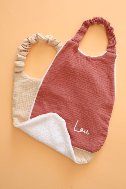 Serviette de cantine personnalisée avec élastique