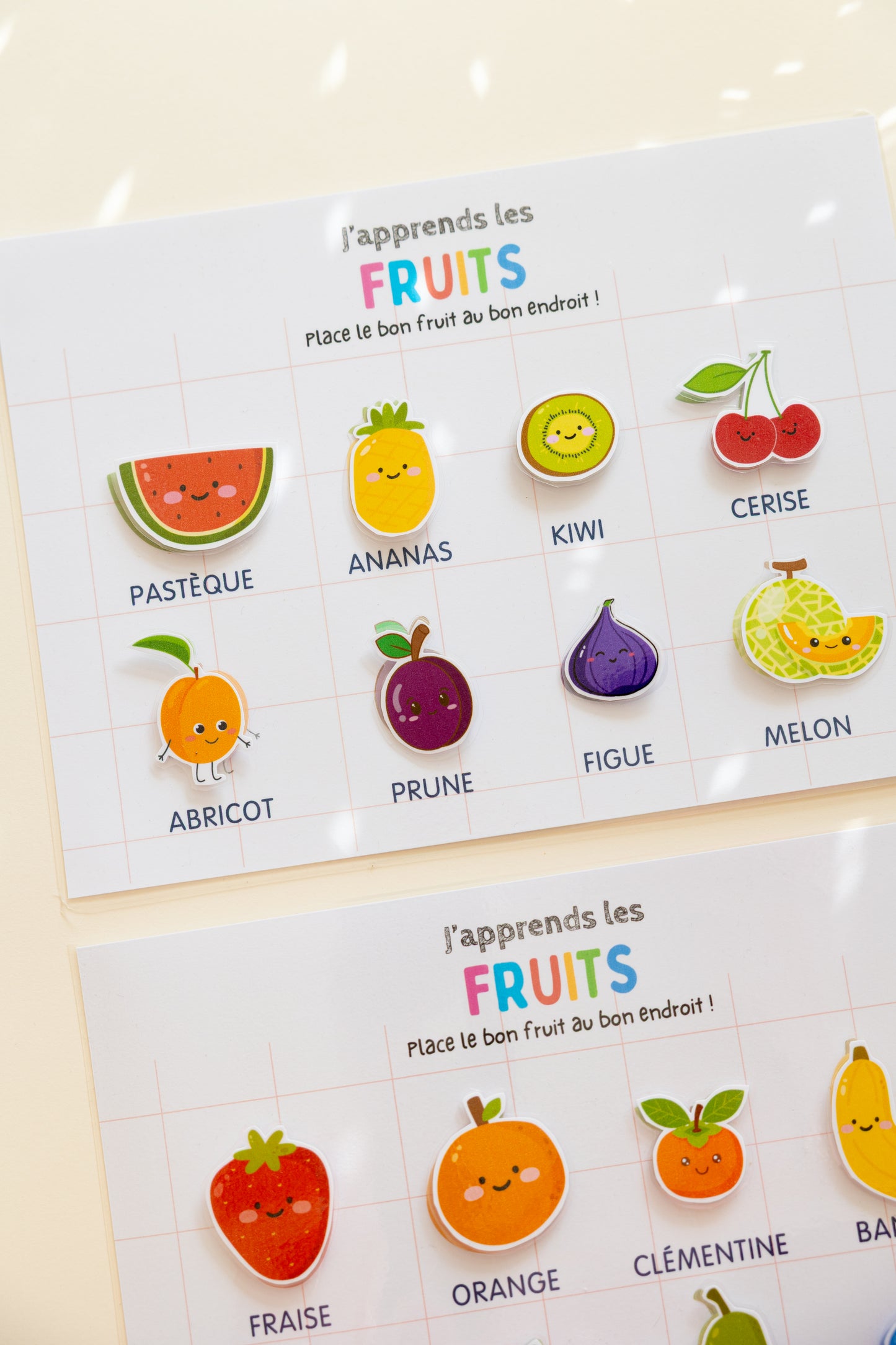 Apprendre les fruits